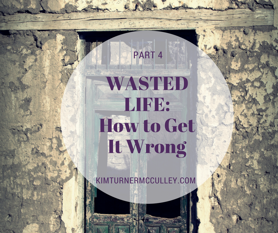 Wasted Life: How to Get it Wrong KimTurnerMcCulley.com