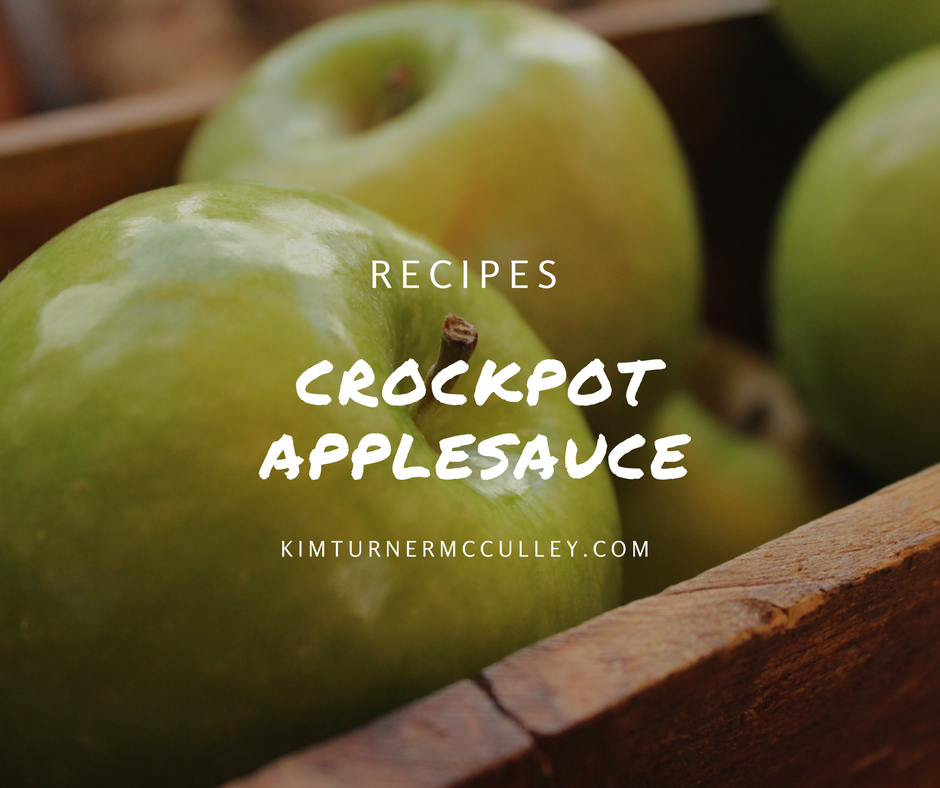 Crockpot Applesauce KimTurnerMcCulley.com