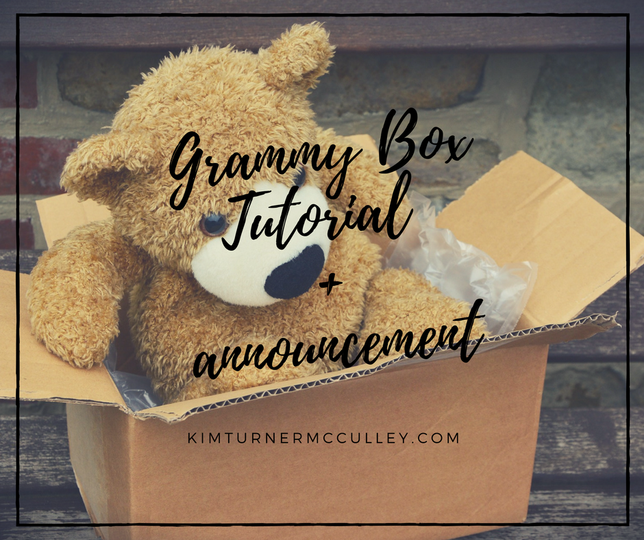 Grammy Box Tutorial + Announcement KimTurnerMcCulley.com