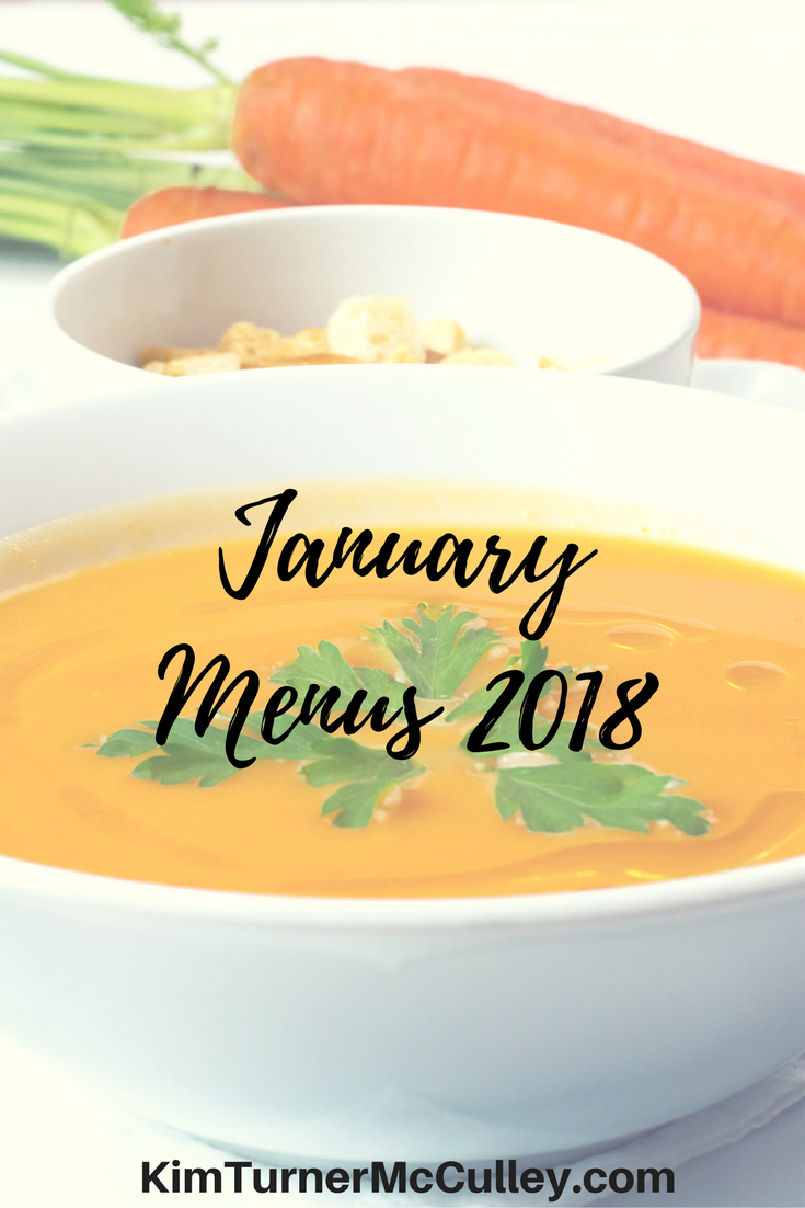 anuary Menus 2018 KimTurnerMcCulley.com