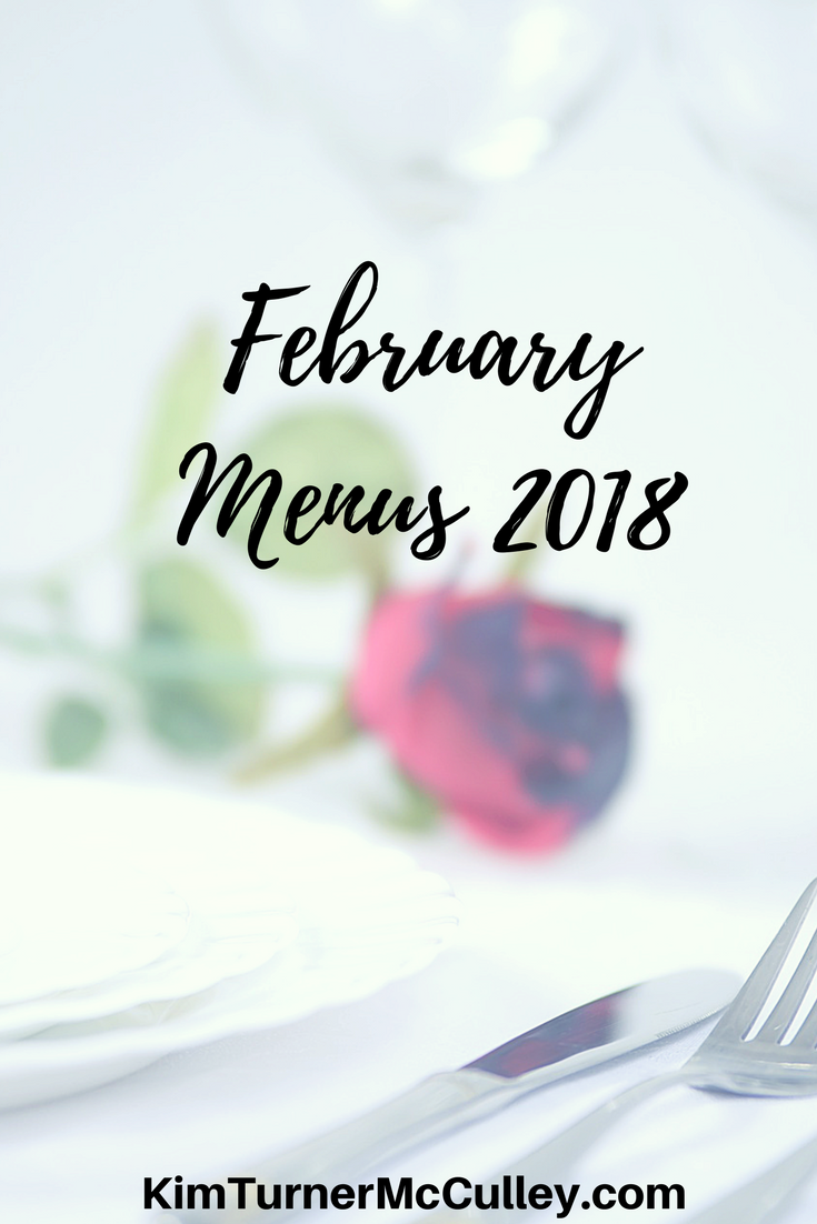 February Menus KimTurnerMcCulley.com