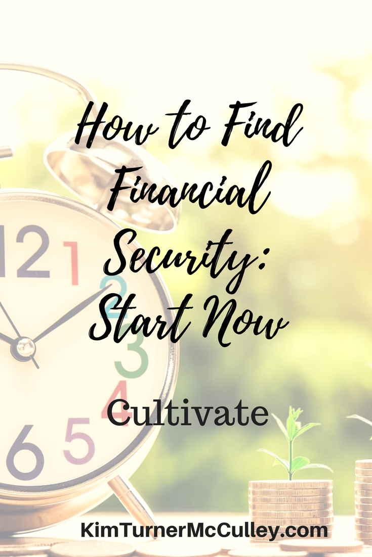 How to Find Financial Security: Start Now KimTurnerMcCulley.com
