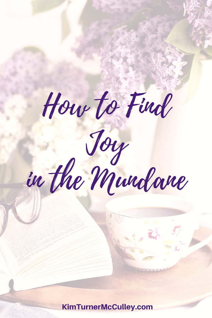 How to Find Joy in the Mundane KimTurnerMcCulley.com