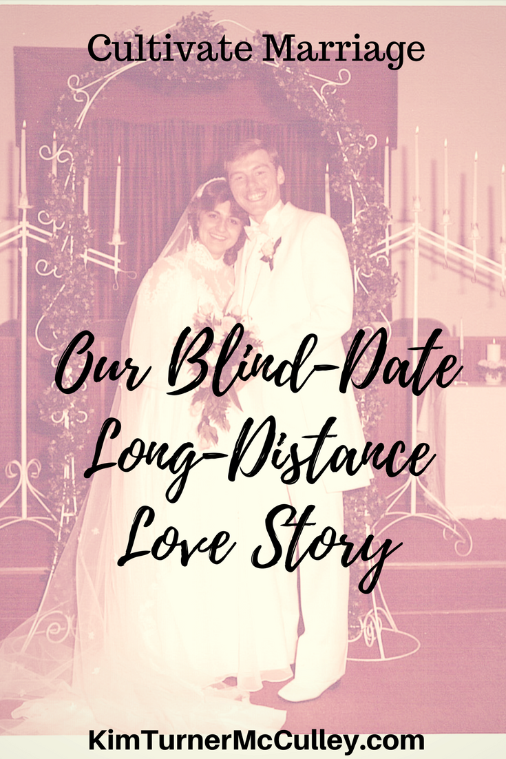 Here's our "how we met" tale; our Blind-Date Long-Distance Love Story. It's been an adventure. #airforcewife #christianmarriage #longdistancelovestory KimTurnerMcCulley.com