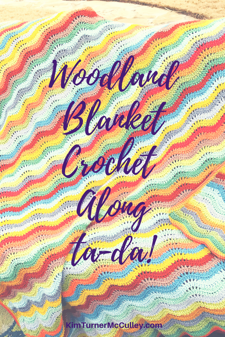 Woodland Blanket Crochet Along Ta-Da! KimTurnerMcCulley.com