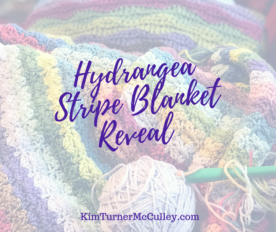 Hydrangea Stripe Blanket Reveal