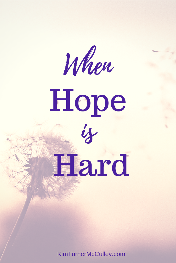 What to do when it's hard to find hope in your season of life. How God is working in chronic illness, empty nest, and my husband's heart attack. #emptynest 
