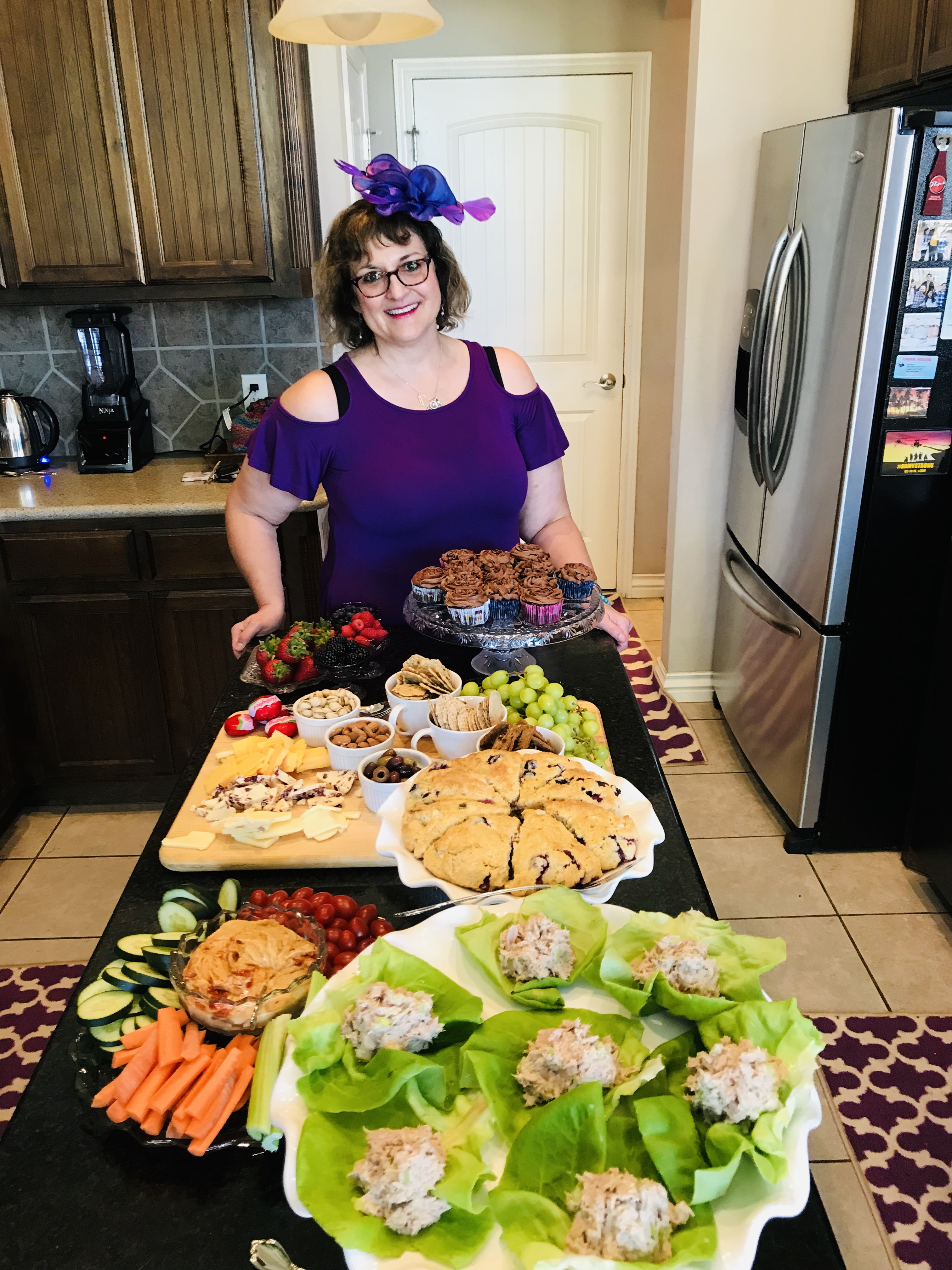 Plum Deluxe Tea Party & Plum Deluxe Tea Review! Read about my annual birthday tea party featuring Plum Deluxe Tea! #PlumDeluxeTea #TeaParty #hospitality