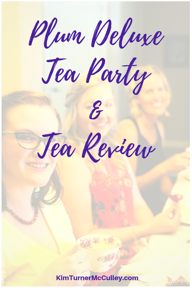 Plum Deluxe Tea Party & Plum Deluxe Tea Review! Read about my annual birthday tea party featuring Plum Deluxe Tea! #PlumDeluxeTea #TeaParty #hospitality