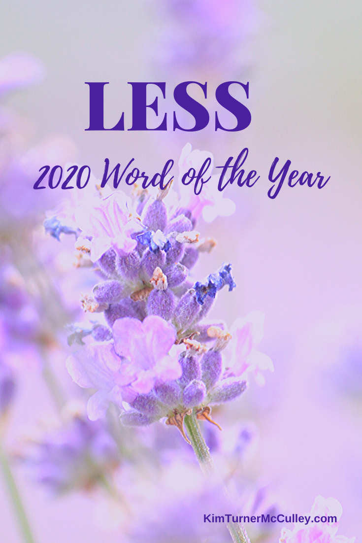 Year of Less | 2020 Word of the Year. This year I'm focusing on priorities by actively seeking less of the things that distract. #minimalism #wordoftheyear.