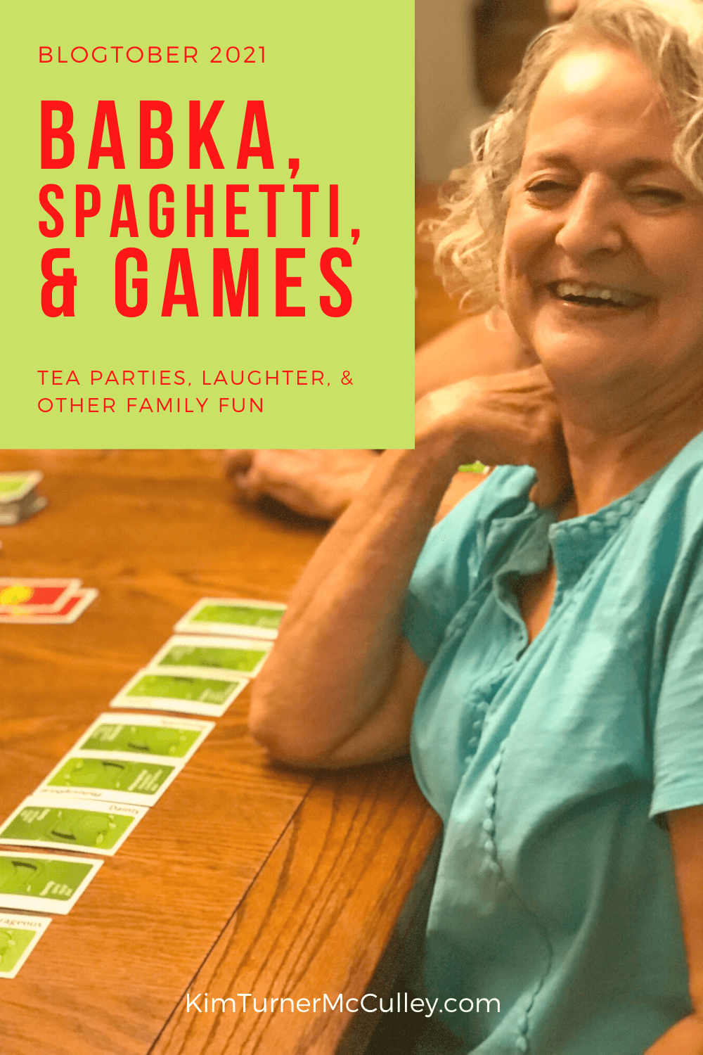 Babka, Spaghetti, & Games Blogtober | Tea Parties, Laughter, & Family Fun
